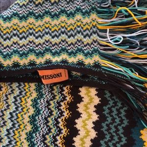 Missoni Blue and Green Scarf